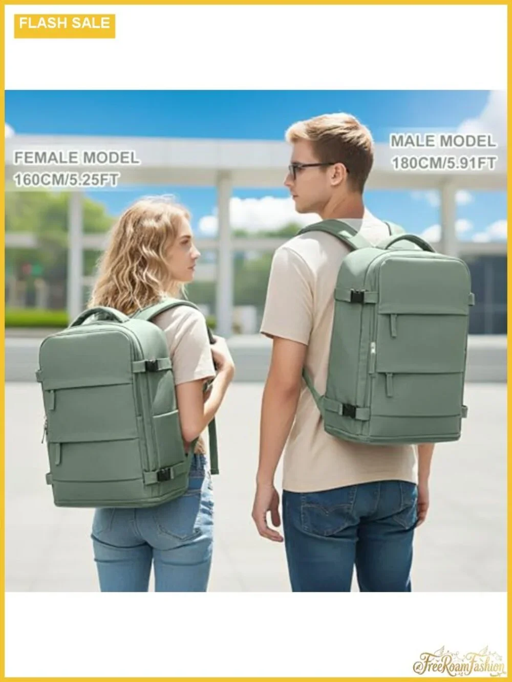Waterproof Travel Backpack, 15.6